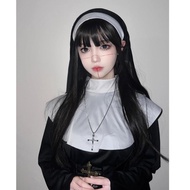 Gothic Ghost Nun Cosplay Costume | Sister Maria Halloween Outfit