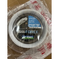 YONEX BG66 FORCE Nano Badminton Line YY 66F Large Plate 200M