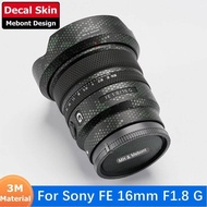 Customized Sticker For Sony FE 16mm F1.8 G Decal Skin Camera Lens Vinyl Wrap Film Protector Coat 16 