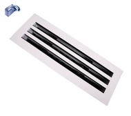 Linear Slot Diffuser (3 Slots) – HVAC Aluminum Air Grille for Duct Ventilation
