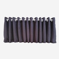 Minimalist Curtain Bangs Over the Door Plain Pattern 6 Waves and 12 Waves