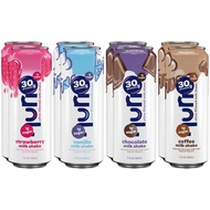 Nurii Ultra Filtered Milk Shake, 30g Protein - 4 Flavor Variety Sampler, Ready-to-Drink Cans, Lactos