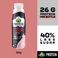 Arla Protein Strawberry & Raspberry Flavoured Shake 500G