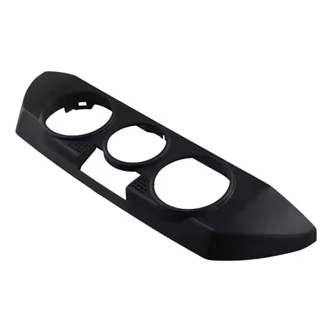 N62R-Car Black Front Dashboard AC Heater Control Panel Trim Cover Cap Fit For Polo 9N 2002-2010 6Q08