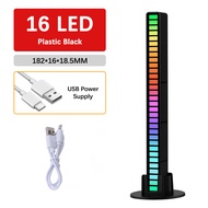 COD Lampu LED RGB Bar Strip Spectrum Audio Indicator Music Sound Control Lamp Music Atmosphere Light