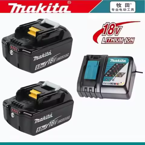 100% Original Makita 6Ah/5Ah Makita 18V Battery BL1840 BL1830B BL1850B BL1850 BL1860 BL1815 Replacem