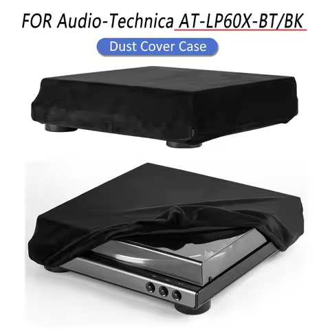 AT-LP60XBT/BK Dust Cover Case Automatic Bluetooth Belt-Drive Stereo Turntable Soft Dust Cover for Au
