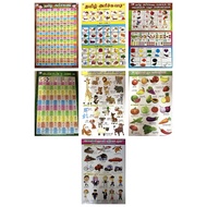 POSTER TAMIL / CHART LEARN TAMIL (IN 7 TYPES)