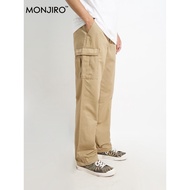 MONJIRO Dhaka Cargo Pants Regular Khaki Cargo Pants Men's Cargo Tapperet