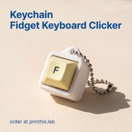 GANTUNGAN Clicker Keyboard Keychain - Mini Keyboard Keychain - Custom Mini Keyboard - Clicker Toy
