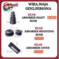 ABSORBER BUSH KIT (REAR) (SET) PROTON WIRA WAJA GEN2 PERSONA (ABSORBER MOUNTING SHAFT BUSH COMPLETE 