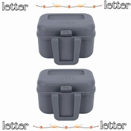 LETTER 2PCS Bait Cooler Box, Plastic 9*6*5.5cm Fishing Live Bait Box, Portable Lightweight Waterproo