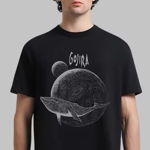 Gojira Metal Band Europe Tour 2026 Merch T Shirt Cotton Men's Clothing Women's T-Shirt Y2k Casual Te