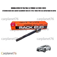 HONDA CIVIC FC TEA TBA 1.5 TURBO 1.8 (1981-1991) STEERING RACK END  ADJUST ALIGNMENT ONE SET 2 PCS  