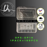 BENXON OPS-OP1H CLEAR 100pcs/pkt BEKAS KUIH 1H BENXON PLASTIC