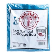 Garbage Bag 47cm x 54cm (30pcs) | Strong Trash Bag | Rubbish Bag | Leak-Proof | Household & Office U