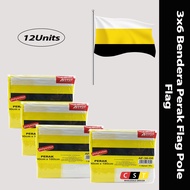 3x6 Bendera Perak Flag X 12 Units