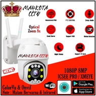 New IP CAMERA PTZ ICSEE 8X OPTICAL ZOOM PTZ SPEED CAMERA 8MP FULL HD WATERPROOF