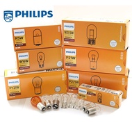 WHISM # Philips 12V Car Tail Light Bulb Car Lights 12066 Taillamp Bulb Car W21/5W W5W T4W W1.2W WY5W T10 New Arrival