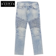 True Religion 男士藍色修身機車牛仔褲，尺寸 31 [二手]