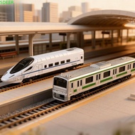 SDEER Simulation Train Model, Alloy Material Metal Diecast Inertial Train Model, Shinkansen Multi-co