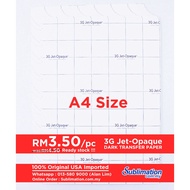 INS recommended Jet-Legap Dark Transfer Paper 3G SIZE A4