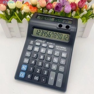 YOLO Mechanical Calculator, Battery Powered Stationery 12 Digits Calculator, Useful Portable Easy To