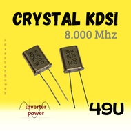 Crystal Crystal XTAL DIP Legged 2P 49U KDSI 8,000 MHz