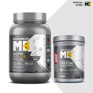 MuscleBlaze Biozorb Iso-Zero Low Carb, Whey Protein Isolate (Tropical Mango, 2lbs) & Creatine (Unfla