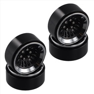4PCS 1.3 Inch Beadlock Wheel Hub Rims for RC Crawler Car Axial 1/24 1/18 TRX4M SCX24 Upgrade PartsSi