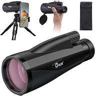 CVLIFE 12X60 Monocular Telescope High Powered for Adults
