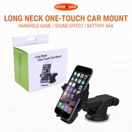 Long Neck One Touch Car Mount Universal Rotation Dashboard Windshield Mobile Phone / Handphone Holder For Car/Handphone