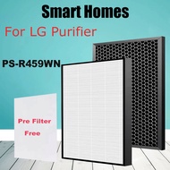 Replacement HEPA Filter and Activated Carbon Filter for LG PS-R459WN Air Purifier