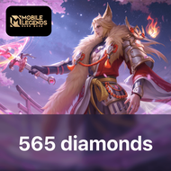 MLBB 500 basic diamonds plus 65 extra