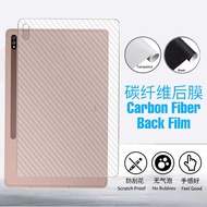 Fiber Carbon Back Cover Protector Film Samsung Tab A9 S9 S8 Plus Ultra A8 A7 S7 Plus FE S6 Lite Tab S 5E S4 Tab A