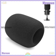 WARREEN Microphone Pop Filter, Flocked Sponge Foam Windproof Mic Windscreen Cover, Replacement Micro