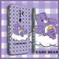 สำหรับ OPPO A11 A11X A11K A5 2020 A9 2020 A73 2020 A53 2020 4G เคส การ์ตูนน่ารัก Care Bear กันกระแทกบางนุ่มปกหลังซิลิโคนรูปแบบกล้องเลนส์เต็มรูปแบบกรณีป้องกันโทรศัพท์