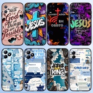 for Realme Narzo 70X N65 GT neo 3T P1 C85 C75x C75 C71 15X Christian 4Y20 TPU Black Soft Silicone Ph