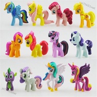 yz7hk51vwt Win8Fong NEW My Little Pony Cake Toppers Cupcake 12 piece Set Toys Figurines Playset