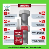BOLT NUT SIZE M2-M12 290 LOCTITE thread lock glue diy wire rim custom seal anti rust screw bodykit