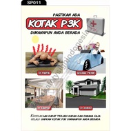 SP011 K3 Safety A2 Poster - P3K Box, Make it ADA where you are available
