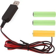 Power Converter USB to 4.5V AA Battery Eliminators Replace 3pcs 1.5V AA Batteries for LED Lights Rad
