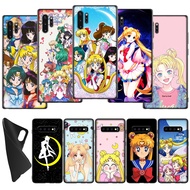 AU62 Sailor Moon Soft silicone Case for Samsung J4 J6 J8 2018 J7 Core Pro J730