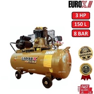 EUROX EAW-7130G Air Compressor|Compressor Angin 3HP 150Liter 8Bar