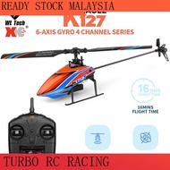 WLtoys K127 2.4G 4CH 6-Aixs Gyro Fixed Height Mini RC Helicopter RTF Kids RC Toys VS V911S