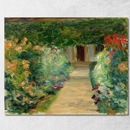 The Kitchen Garden In Wannsee Facing East Max Liebermann mlb19 Canvas Print