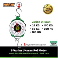 TIMBANGAN GANTUNG MANUAL JARUM ANALOG 25 50 100 150 200 KG ECO HIOSHI / UKUR BERAT BUAH SAYUR HANGIN