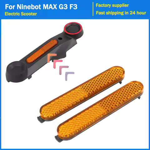 Electric Scooter Rear Fork Cover Reflecting Cover for Segway Ninebot MAX G3 F3 F3 Pro Kickscooter Re