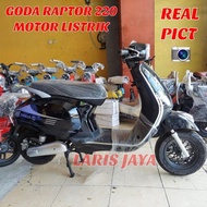 MOTOR LISTRIK VESPA GODA 220 GOLDEN RAPTOR SEPEDA MOTOR LISTRIK VESPA - ASTERS