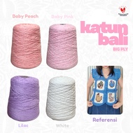 KATUN LOKAL [HVVKED] Local Balinese Cotton Knitting Yarn BIG Ply Cones